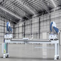 upvc double head cutting machine