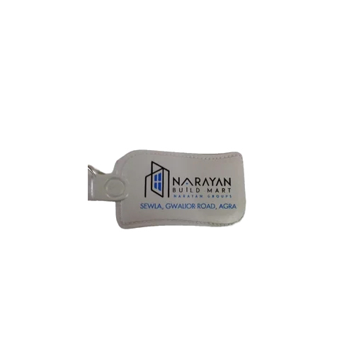 Corporate Gifts Mdf Digital Keychain - Color: White