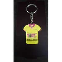 Corporate Keychain Ring - Color: Yellow