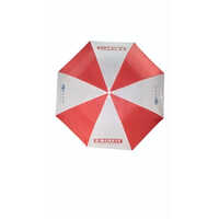 Printed Promotional Umbrella - Color: Red & White