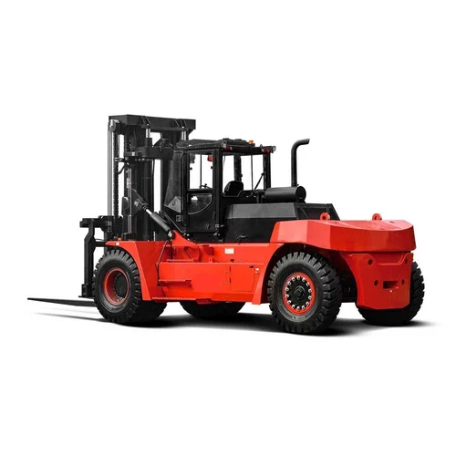 Heavy Duty Diesel Forklift - Color: Black