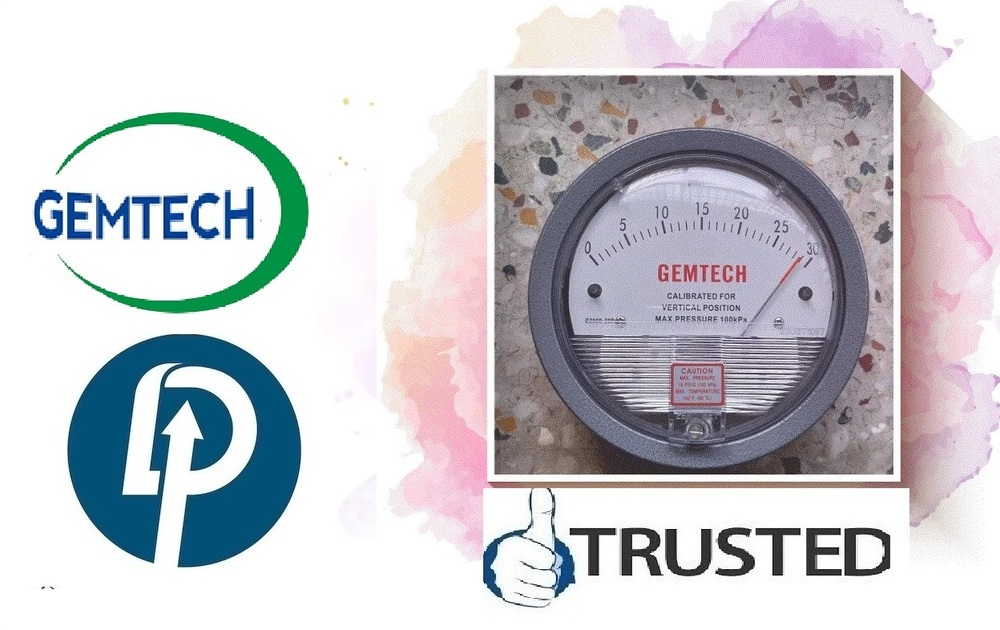 Gemtech Differential Excellent Pressure Gauge Distributors In India - Accuracy: A 2% Of Full Span At 70 (21 (A 3% On -0