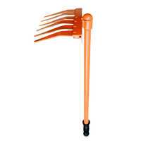 Garden Digging Fork 6 Teeth Length Handle - Finish: Not Coated