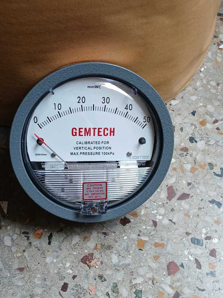 Gemtech Differential Excellent Pressure Gauge Distributor - Accuracy: A 2% (-Ha Model A 1) Of Fs (A 3% (-Ha A 1.5%) On -0
