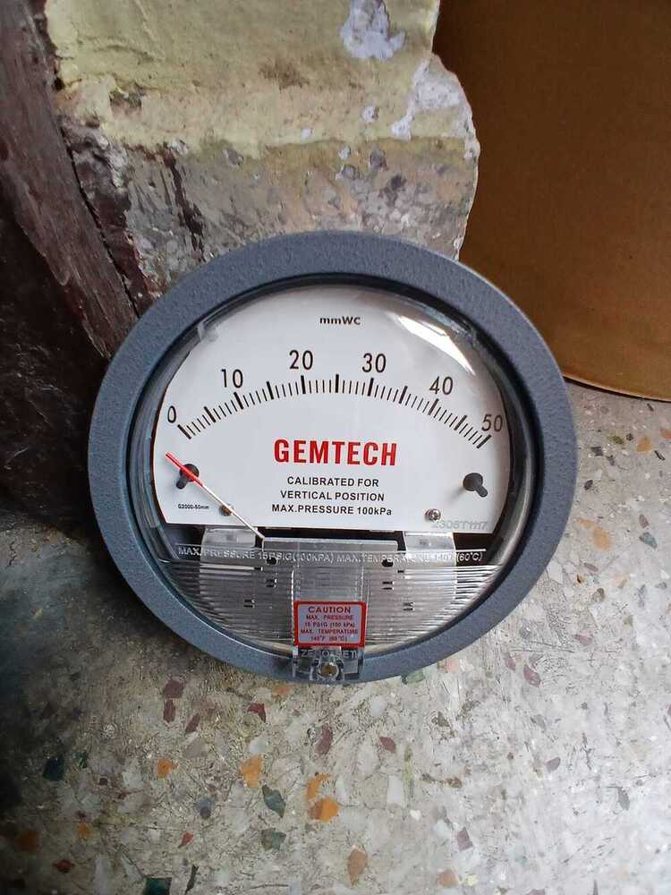 Gemtech Differential Excellent Pressure Gauge Distributor - Accuracy: A 2% (-Ha Model A 1) Of Fs (A 3% (-Ha A 1.5%) On -0