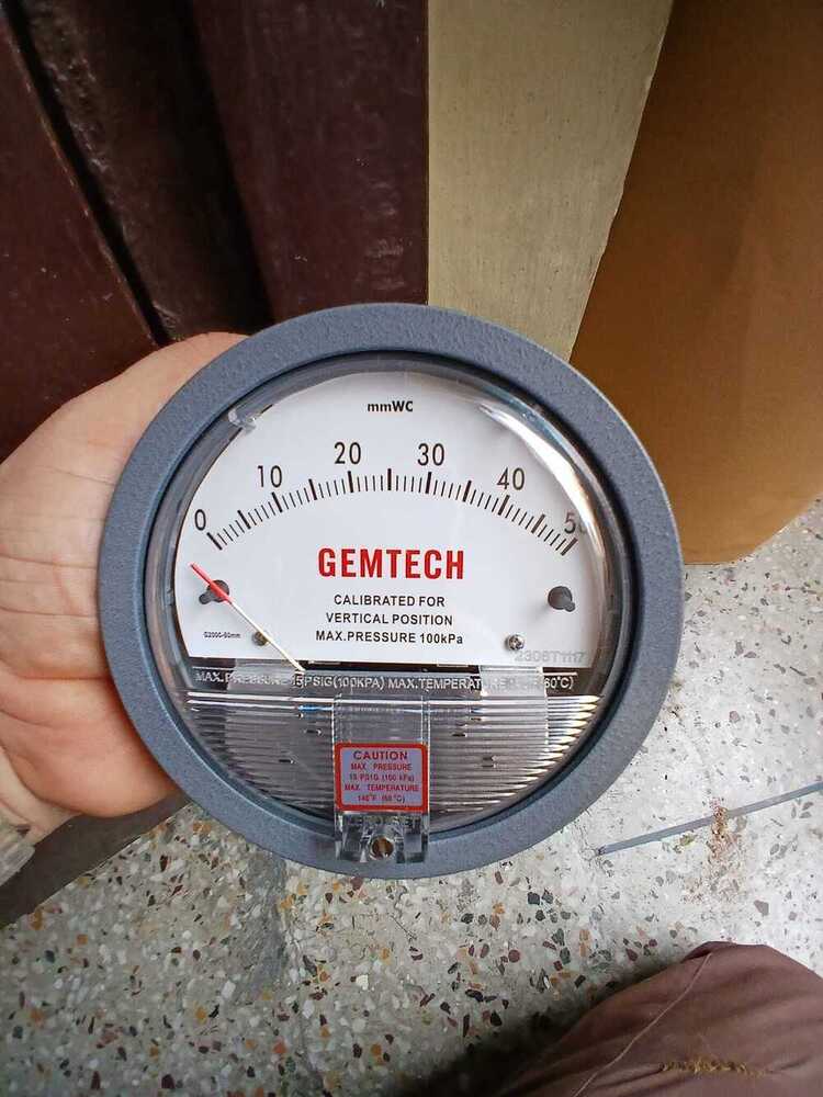 Gemtech Differential Excellent Pressure Gauge Distributor - Accuracy: A 2% (-Ha Model A 1) Of Fs (A 3% (-Ha A 1.5%) On -0