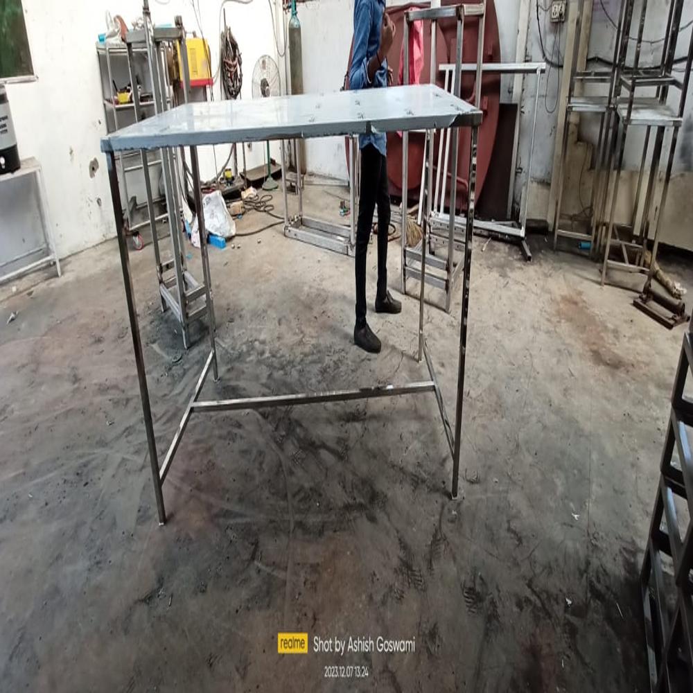 Ss Table Heavy Duty With Self - General Use: Commercial Furniture