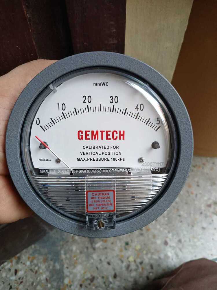 Gemtech Differential Pressure Gauge In Palwal Haryana