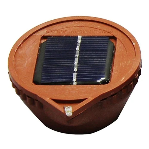 LED Solar Clay Diya