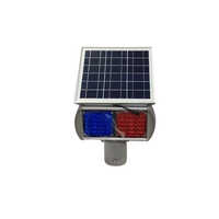 I -type Solar Traffic Blinkers - Color: Red And Blue