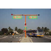 150w Solar Traffic Blinker - Color: Red