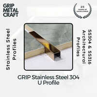 Stainless Steel Decorative Profiles - Grade 304, Rigid Solid Form, Polished Silver Finish | Customized Shapes, Recyclable Material