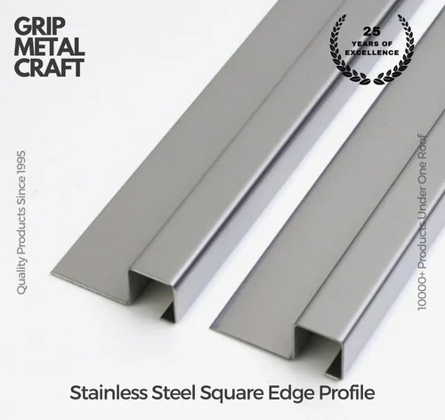 Hard Stainless Steel Edge Trim For Tiles