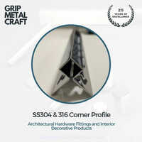 Stainless Steel Tile-In Corner Guard