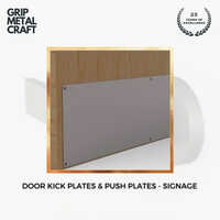 Ss Kick Plate For Doors - Application: Construction