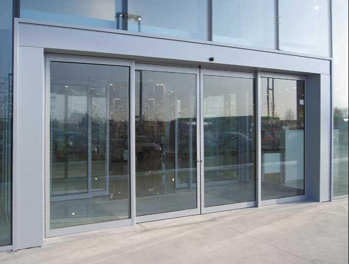 Glass Sensor Door Single Leaf - Frame Material: Aluminum Alloy