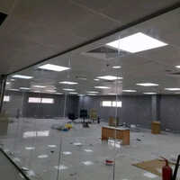 Frameless Glass Partitions - Toughened Glass 20x10 Inches | Transparent, Glossy Surface, Sleek Design, Ideal For Office Spaces