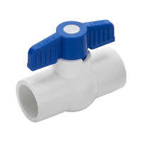 Ball Valve Short Handle - Color: White