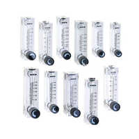 Glass Tube Rotameter - Color: White