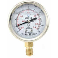 Gas Pressure Gauge - Color: Golden