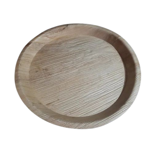 8 Inch Round Areca Leaf Plate - Application: Event And Party Supplies