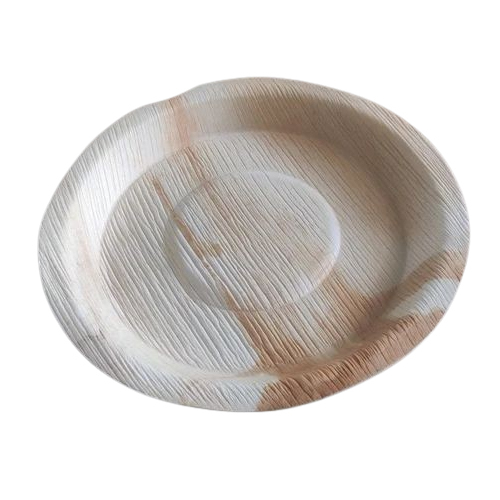 6 Inch Round Areca Leaf Plate - Application: Event And Party Supplies