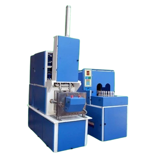 Plastic Pet Bottle Making Machine - Color: Blue Paint Coated