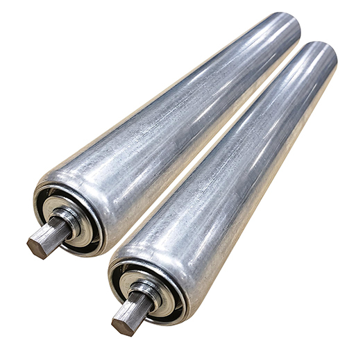 Heavy Duty Conveyor Rollers - Color: Silver