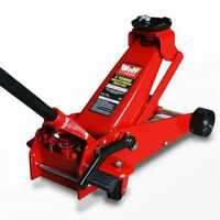 Heavy Duty Car Trolley Jack - Color: Red