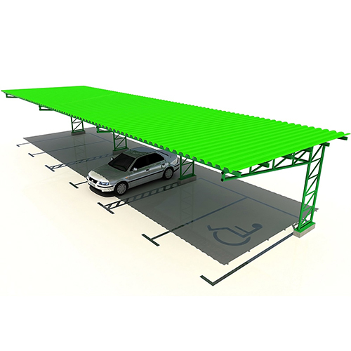 Car Parking Shed - Color: Blue