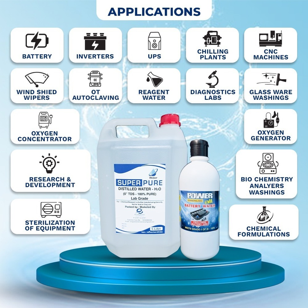 Distilled Water 5 LTR