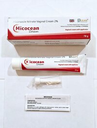 Miconazole Nitrate Cream - 2% W/w | Cream Form, Manufactured By Ocean Pharmaceuticals, 78 Gram Packaging