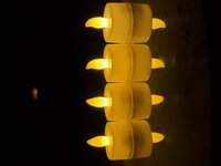 Led Tea Candle - Color: Warm Yellow