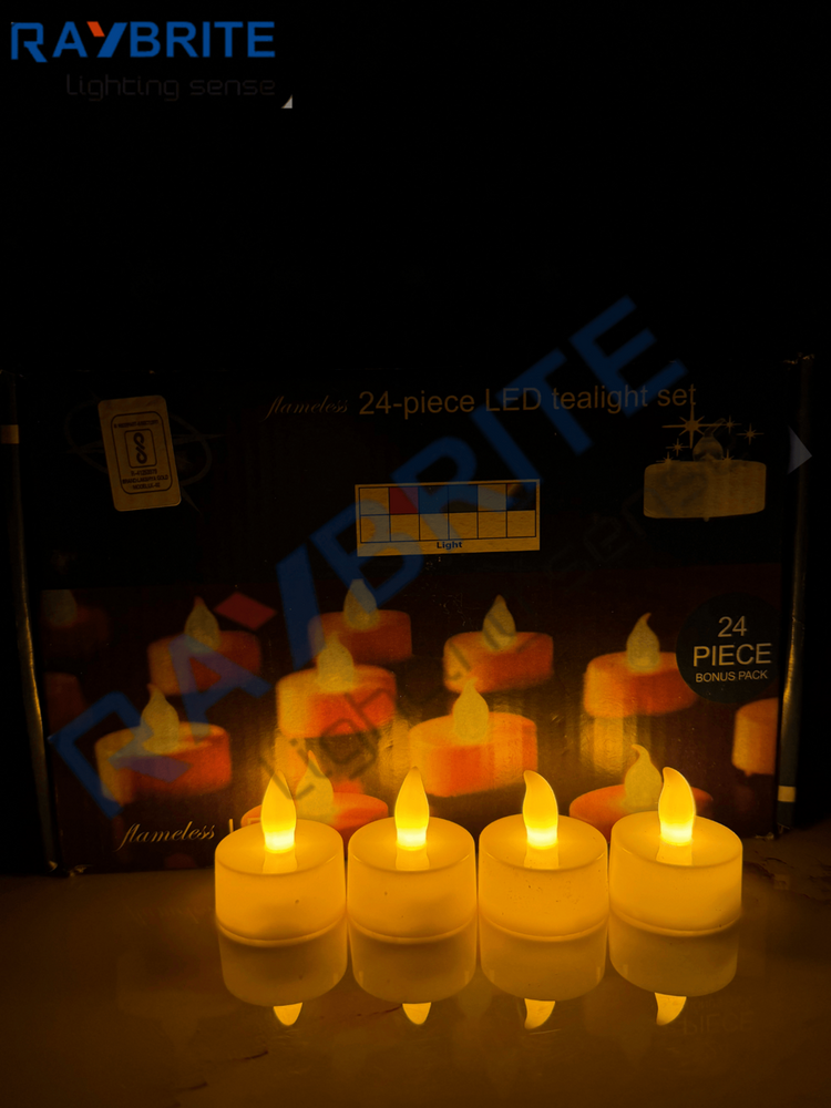 Led Tea Candle - Color: Warm Yellow