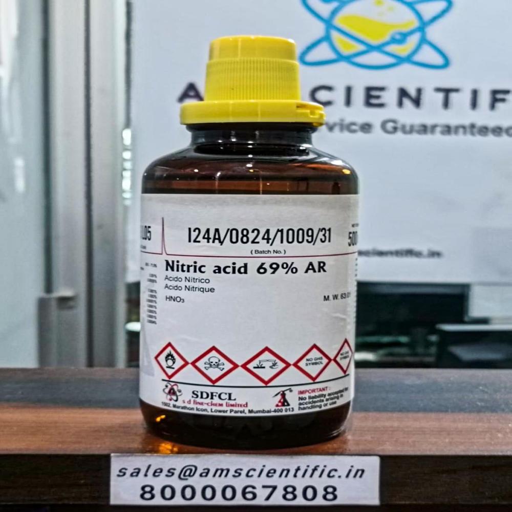 Nitric Acid Ar - Packaging Type: Plastic Bottle