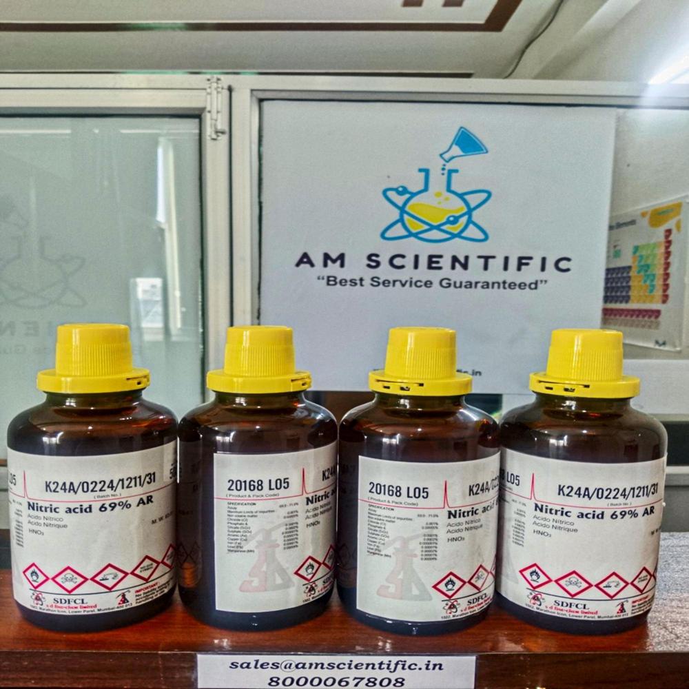 Nitric Acid Ar - Packaging Type: Plastic Bottle