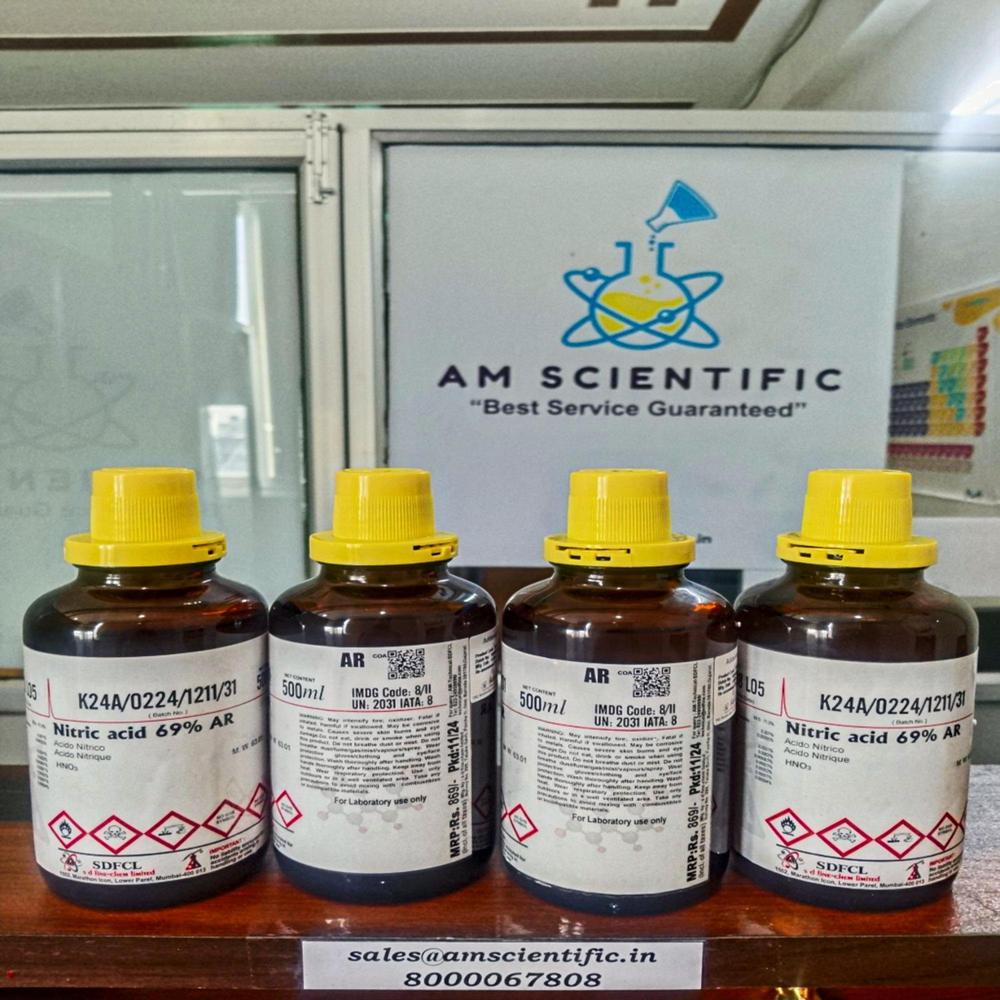 Nitric Acid Ar - Packaging Type: Plastic Bottle