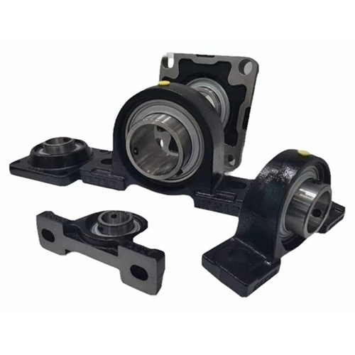 Pillow Block Bearing Pedestal - Color: Black