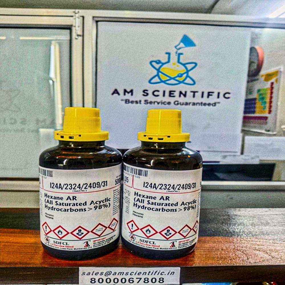 HEXANE AR (सभी संतृप्त अयुग्म हाइड्रोकार्बन)