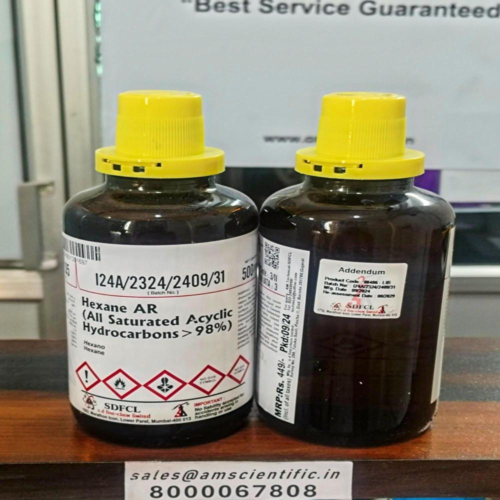 Hexane Ar (All Saturated Acyclic Hydroca - Cas No: 110- 5403