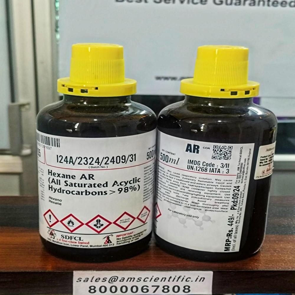 Hexane Ar (All Saturated Acyclic Hydroca - Cas No: 110- 5403