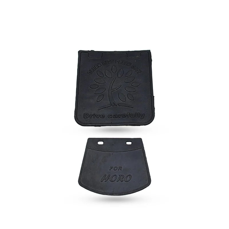 Mud Flap - Rubber, Rectangular Shape, Black Color | E Rickshaw Mud Flap with Wide Application and Enhanced Durability