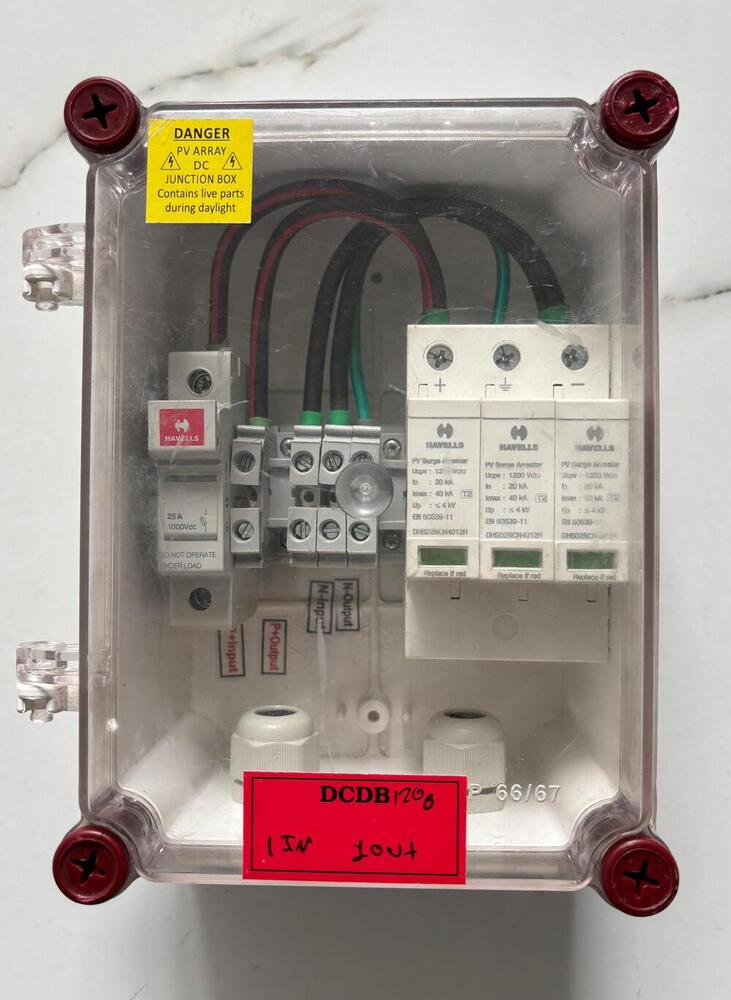 Solar Dcdb 1 In 1 Out 1000V Phoenix - Application: Industrial