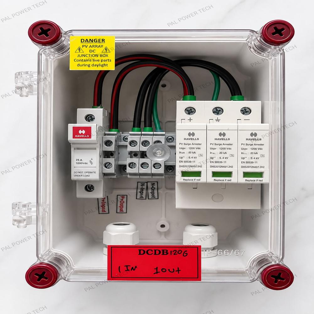 Solar Dcdb 1 In 1 Out 1200v Havells - Features: Good Quality