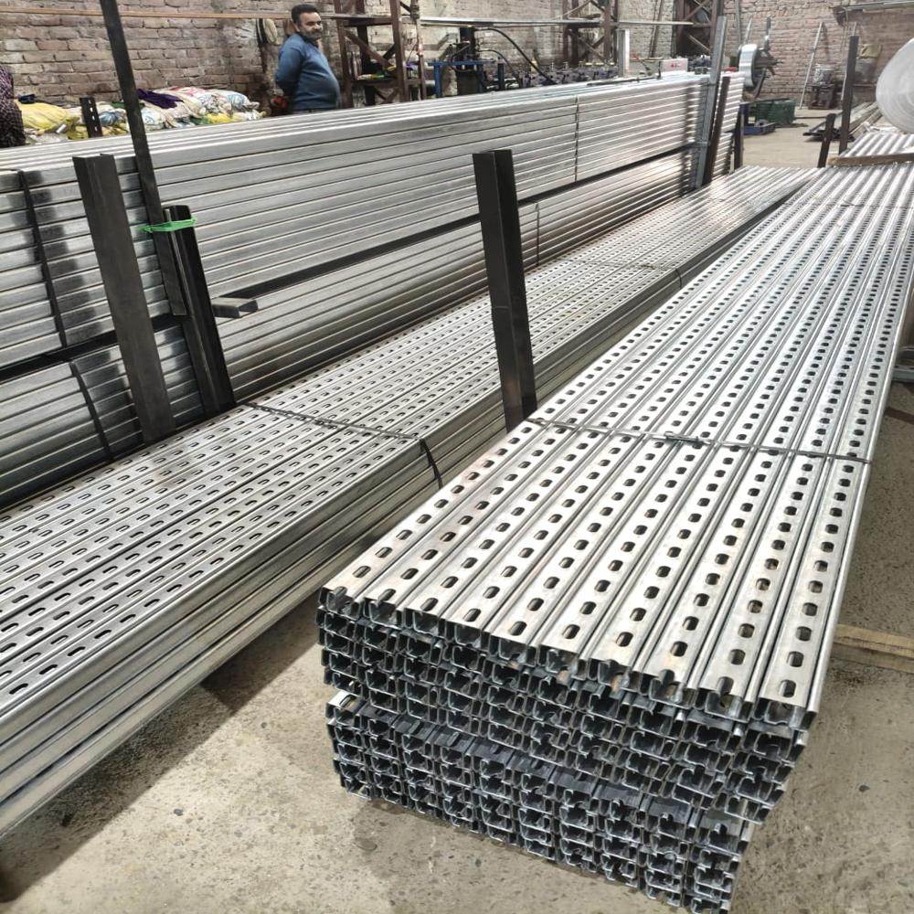Galvanized Iron Stud Channel - Color: Silver