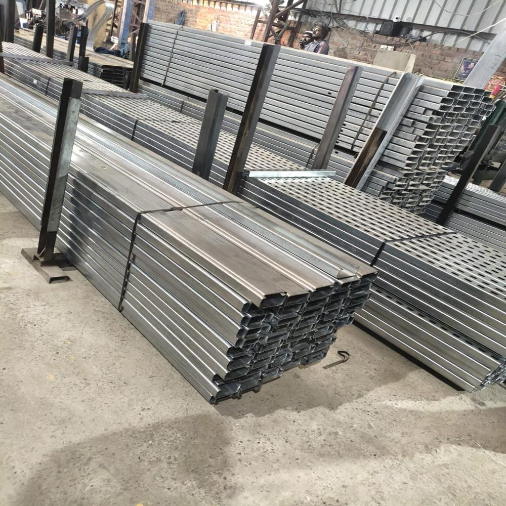 Galvanized Iron C Channel - Color: Silver
