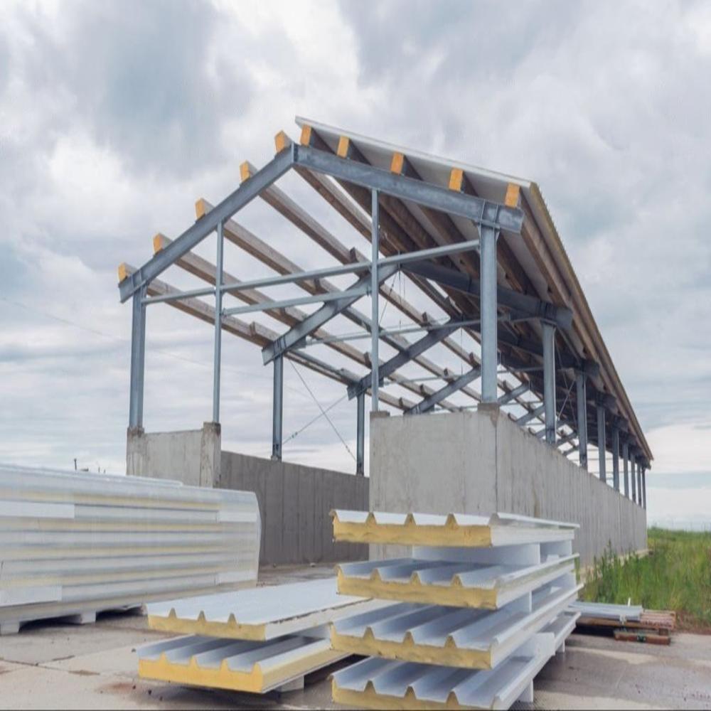 Peb Shed - Prefabricated Steel Structure, 700 Kg Load Capacity | Durable, Easy Installation, Cost-effective For Warehouse & Workshop Use