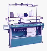 Collar Flat Knitting Machine - Color: Blue