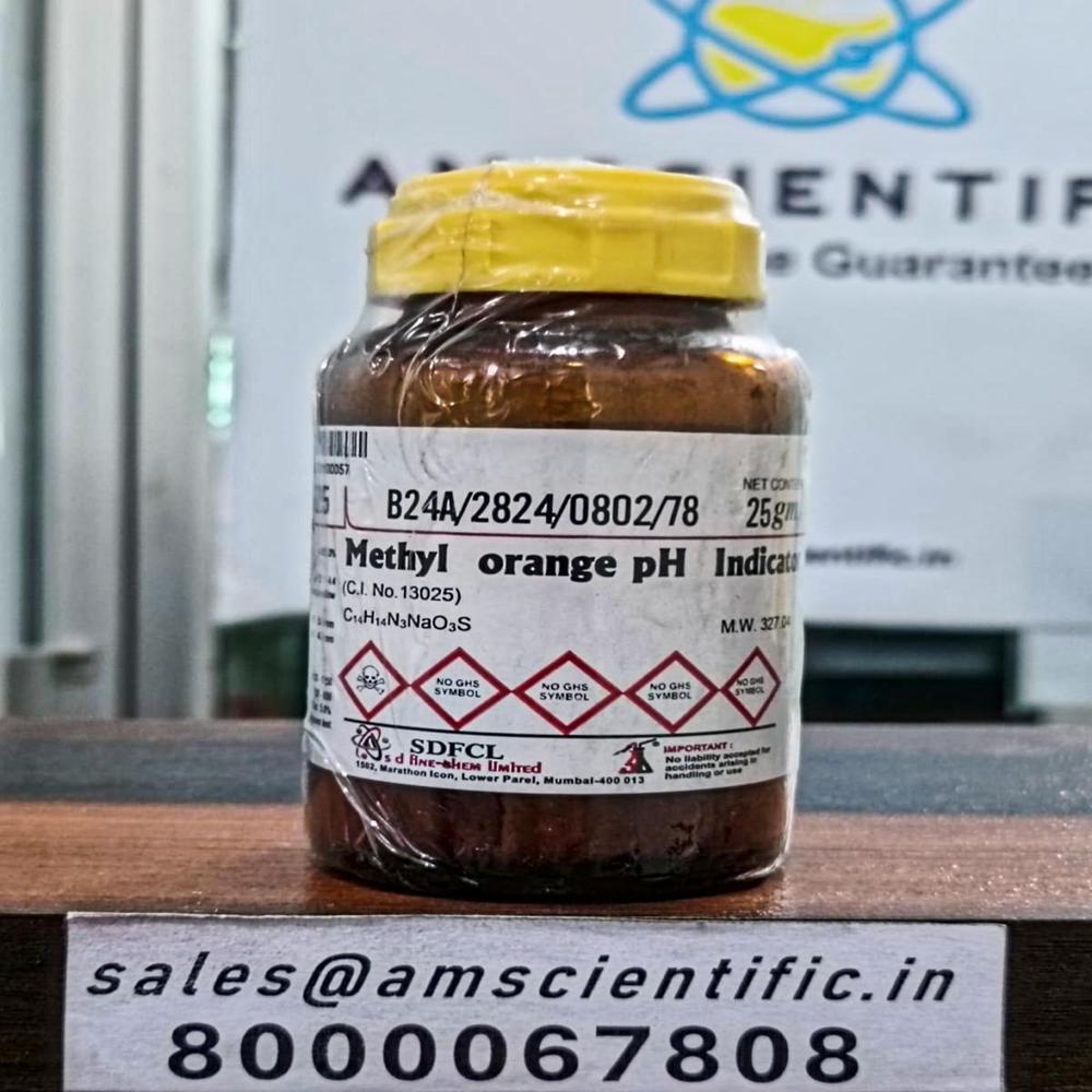 Methyl Orange (Ph Indicator) - Packaging Type: Bottle