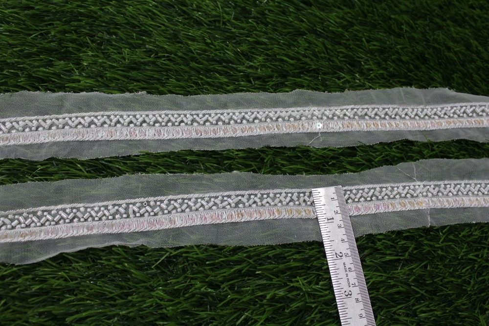 Sequence Cutdana Lace - Color: Wiht